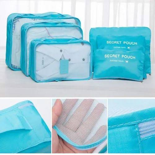 6pcs/set Travel Storage Bag Portable Luggage Organizer - Image 2