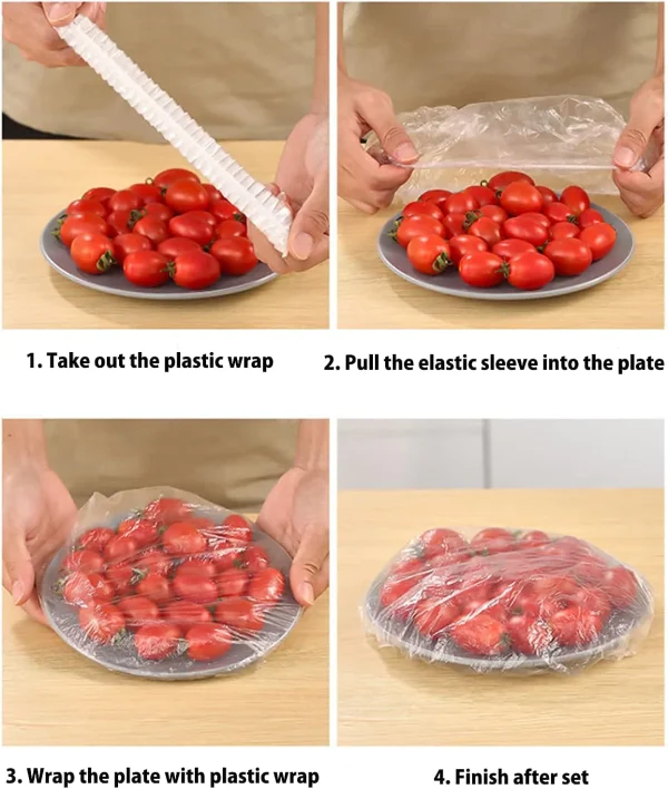 Food Cover Shopper Bags 100 Pcs - Image 4