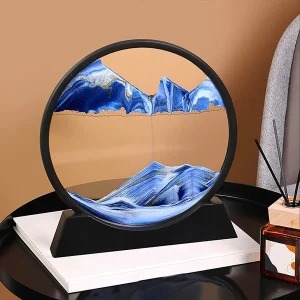 3d Moving Sands Capes Frame | 7 Inch Sand Lamp ( Random Color